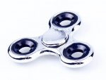 Antistresový Fidget Spinner kov 7cm - stříbrný