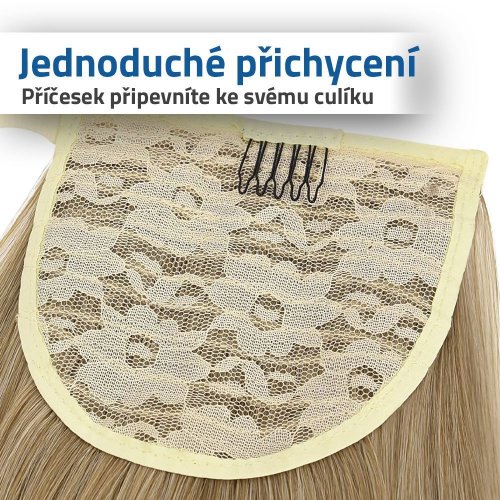 GFT Príčesok do vlasov cop - plavá blond