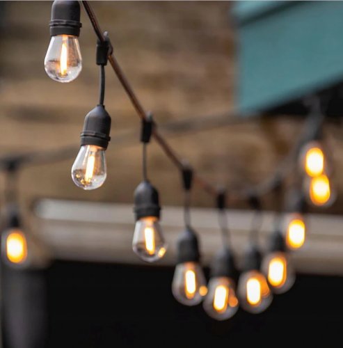 ISO 15617 LED vonkajšie dekoračné reťaz girlanda 5m 24V IP44