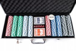 Pronett XJ3230 Poker set s 500 žetony s příslušenstvím