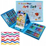Pronett XJ3969 Výtvarná sada Mega Art Set 208 ks modrá