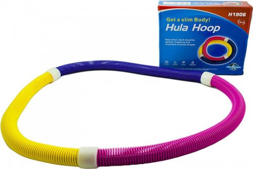 KIK Hula Hoop - pružinová obruč 140cm