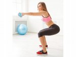 Verk 14316 Fitness činky 2 x 2 kg modrá