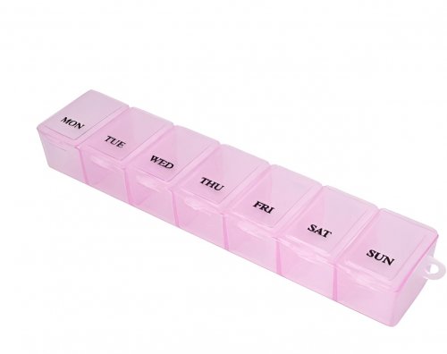 Verk 15850 Dávkovač léků 7 denní růžový