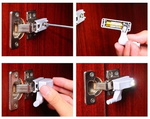 ISO 16146 Světlo do skříně 3 LED 1 ks