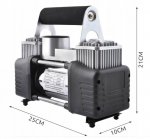 ISO Kompresor 12V/23A 150PSI - kov