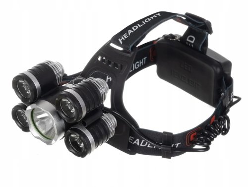 Trizand 16144 Čelovka LED ZOOM 5 x LED T6 CREE