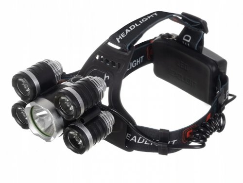 Trizand 16144 Čelovka LED ZOOM 5 x LED T6 CREE 
