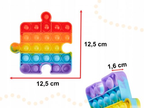 KIK Antistresová hračka - uvoľňovač úzkosti puzzle