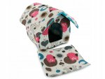 Verk 19004 Domeček pro psa, kočku 38x35x33 cm sovy