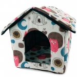 Verk 19004 Domeček pro psa, kočku 38x35x33 cm sovy