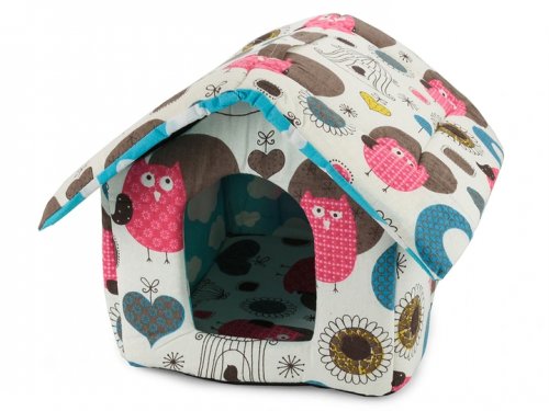 Verk 19004 Domček pre psa, mačku 33x29x33 cm sovy