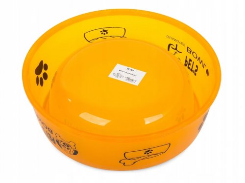 Verk 19103 Plastová miska pro psa 800 ml oranžová