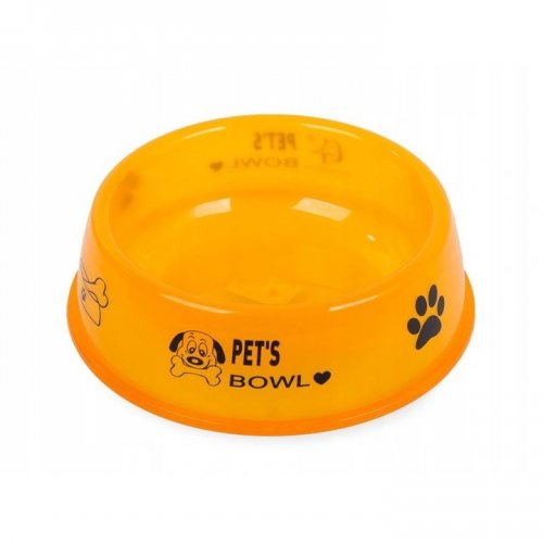Verk 19103 Plastová miska pro psa 800 ml oranžová