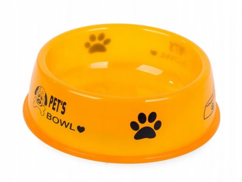 Verk 19103 Plastová miska pro psa 800 ml oranžová