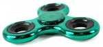 Antistresový Fidget Spinner kov 7cm - zelený