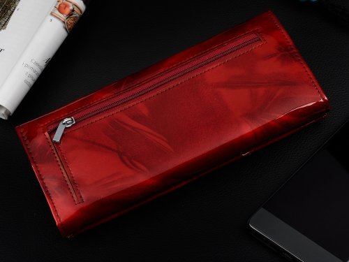 Alessandro Paoli Q56 Dámska kožená peňaženka ružová