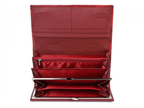 Alessandro Paoli Q56 Dámska kožená peňaženka ružová