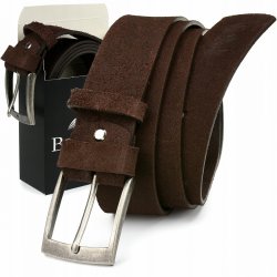 Beltimore A93 Pánský kožený opasek 85 cm hnědý 