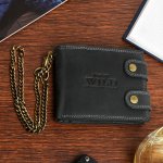 Always Wild Z48 Pánska kožená peňaženka RFID čierna