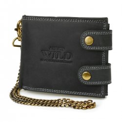 Always Wild Z48 Pánská kožená peněženka RFiD černá