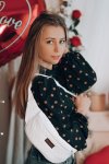 Beltimore C82 Kožená ledvinka bílá