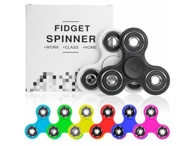 Antistresový Fidget Spinner 7cm - červený