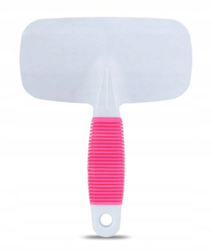 APT ZW3B Kartáč pro psy a kočky bílorůžový