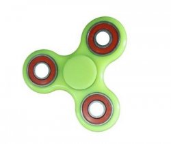Antistresový Fidget Spinner 7cm - zelený II