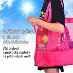 GFT Plážová taška s termo přihrádkou - růžová 