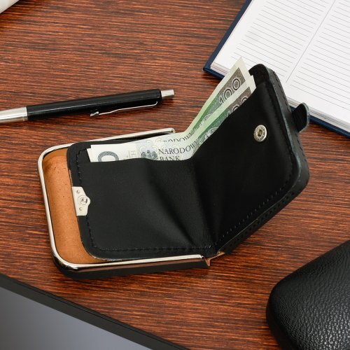 Beltimore G70 Pánská kožená peněženka na bankovky černá