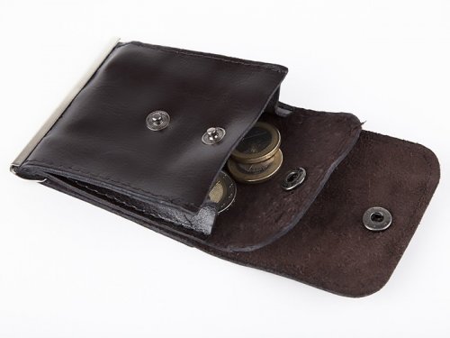 Galla G65 Pánska kožená peňaženka hnedá