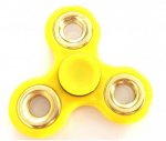 Antistresový Fidget Spinner 7cm - žlutý II