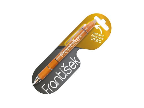 Nekupto Jmenné gumovací pero NGP 035 CZ/xSK František
