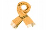 Versoli D09 Dámska šál so strapcami 180 cm žltá