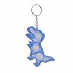 KIK Antistresová klíčenka Push Bubble Pop dinosaur color