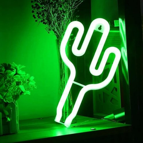 APT ZD79 LED dekorácie Kaktus 26 cm