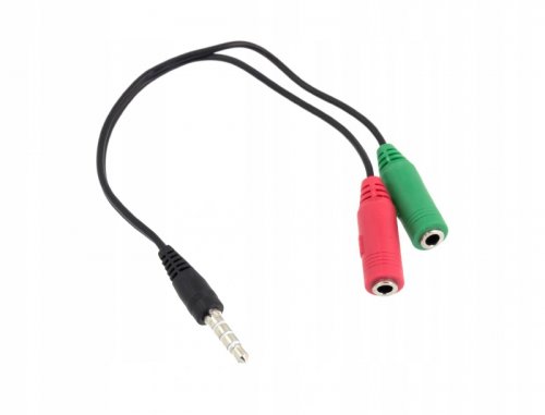APT AK313 Kabel adaptér 2x MiniJack 3,5mm Audio 4 PIN