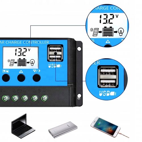 APT AG676C Digitální solární regulátor 12-24V 