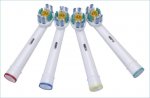 KIK 3D White Náhradní zubní kartáčky na ORAL-B univerzální - 4 ks
