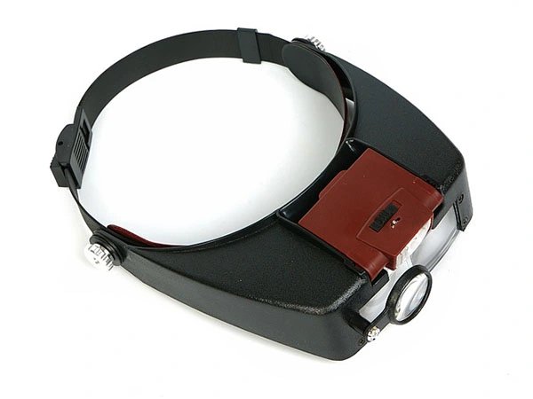 Verk 09017 Náhlavní lupa s LED osvětlením ( 1,5x; 3x; 8,5x; 10x)