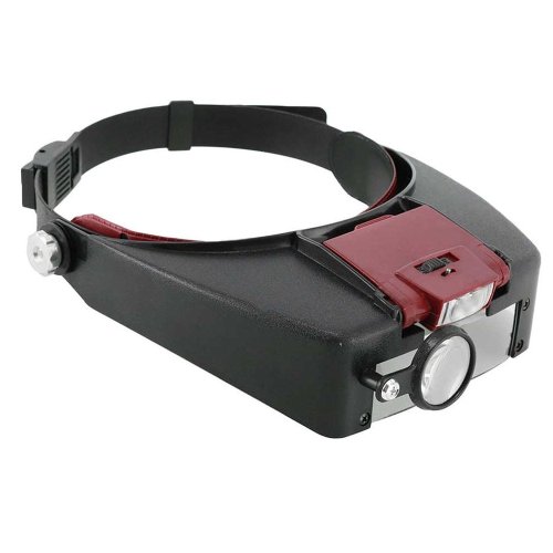 Verk 09017 Náhlavní lupa s LED osvětlením ( 1,5x; 3x; 8,5x; 10x)