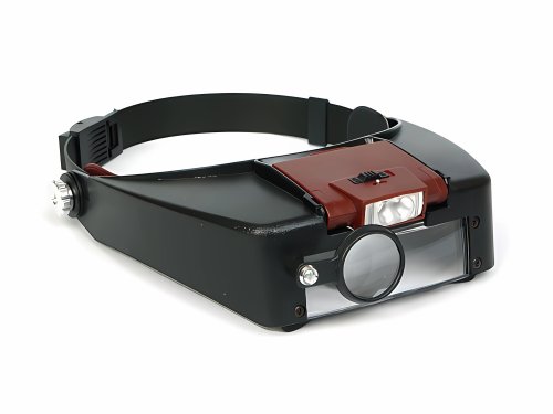 Verk 09017 Náhlavní lupa s LED osvětlením ( 1,5x; 3x; 8,5x; 10x)