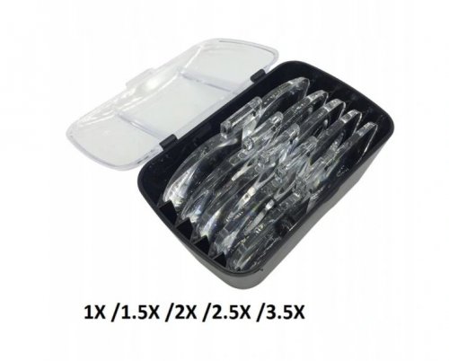 Verk 09040 Náhlavní lupa s LED osvětlením ( 1x 1,5x 2x 2,5x 3,5x)