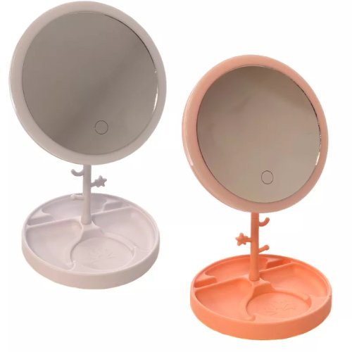 Pronett XJ4103 Kosmetické zrcátko s LED osvětlením color