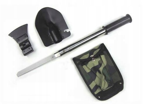 Pronett XJ4225 Poľná skladacia lopatka 8 v 1