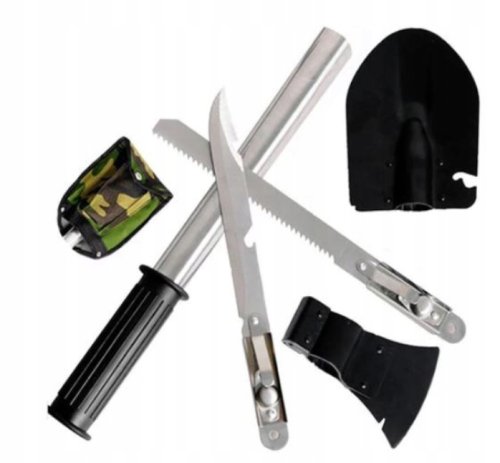 Pronett XJ4225 Poľná skladacia lopatka 8 v 1