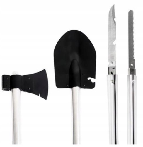 Pronett XJ4225 Poľná skladacia lopatka 8 v 1