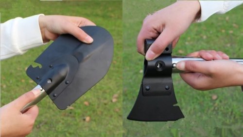 Pronett XJ4225 Poľná skladacia lopatka 8 v 1