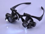 Verk 09052 Hodinářské brýle LED, 20 x 16mm